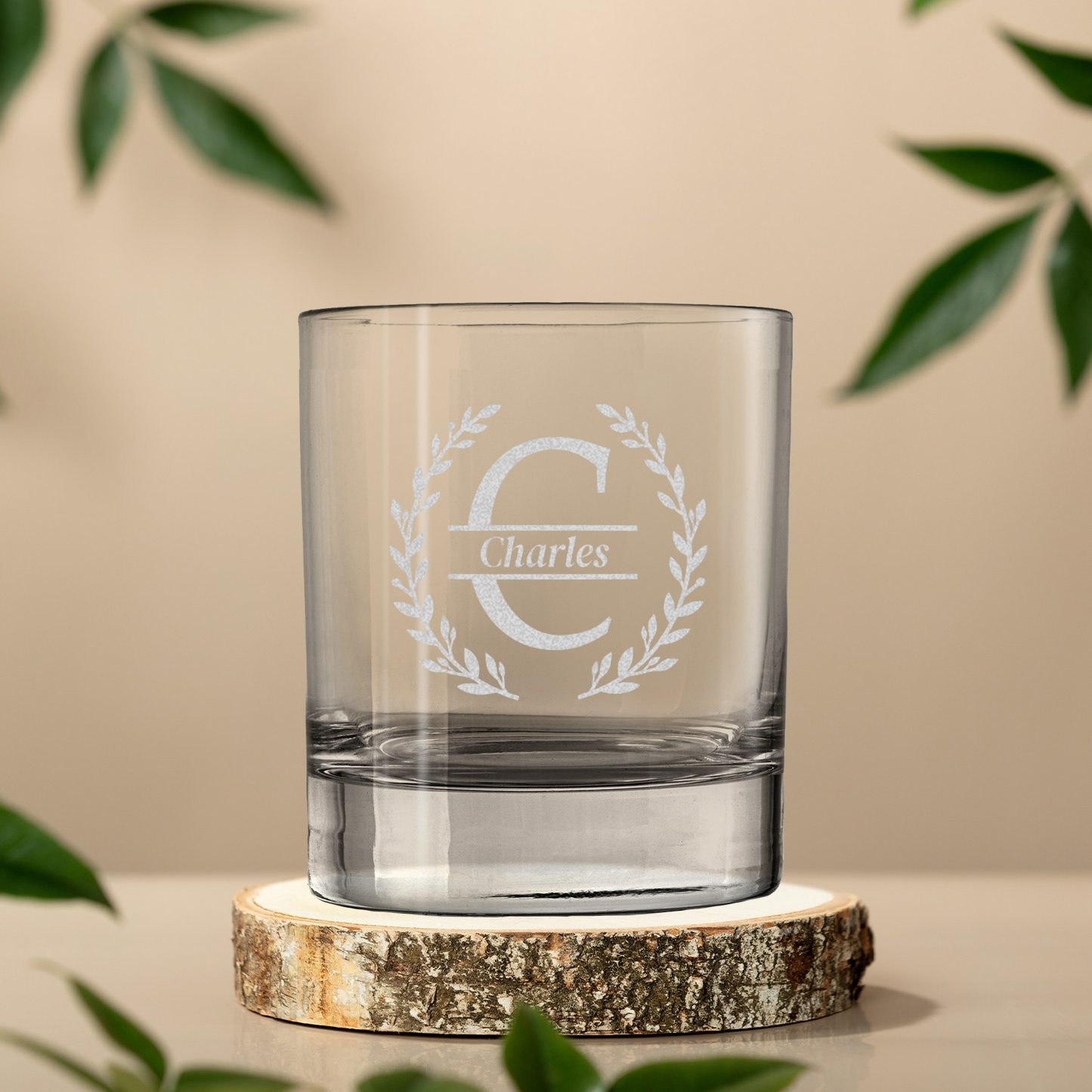 Personalized Executive Whiskey Glass – Laser Engraved Elegance