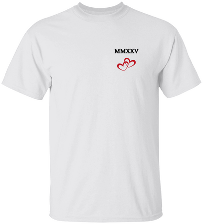 MMXXV Double Open Hearted Cotton Tee
