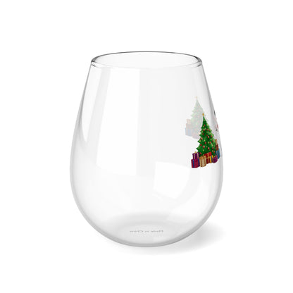 Snowman Wine Glass, 11.75oz