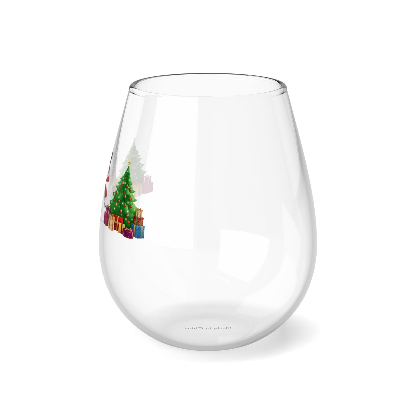 Snowman Wine Glass, 11.75oz