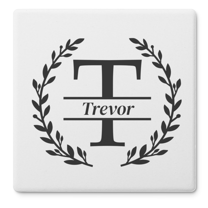 Personalized Square Stone Coasters (Set of 4)