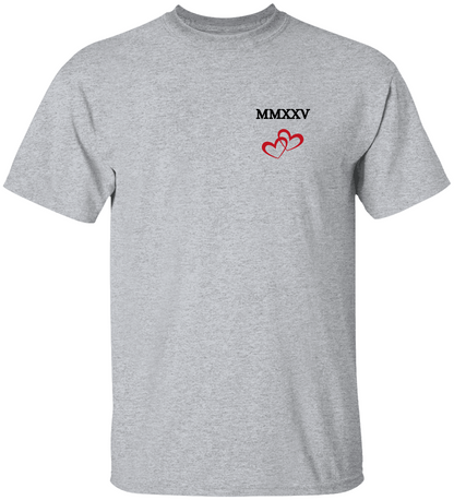 MMXXV Double Open Hearted Cotton Tee