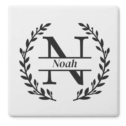 Personalized Square Stone Coasters (Set of 4)