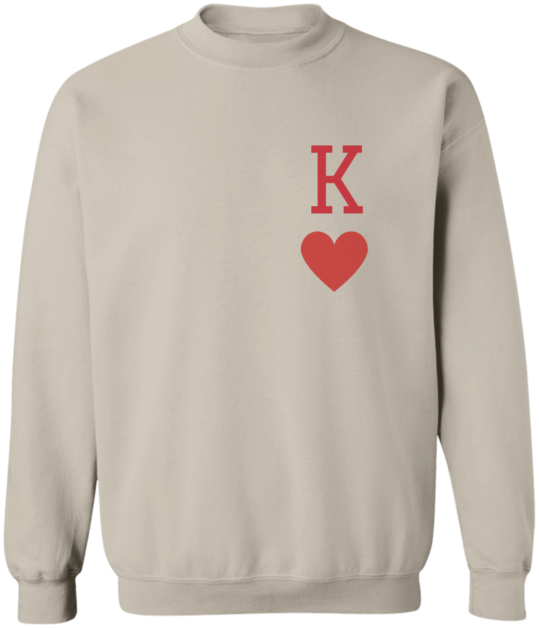 King of Hearts Pullover Sweatshirt