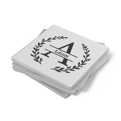 Personalized Square Stone Coasters (Set of 4)
