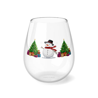 Snowman Wine Glass, 11.75oz