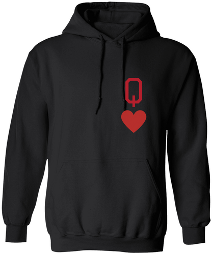 Queen of Hearts Hooded Sweatshirt