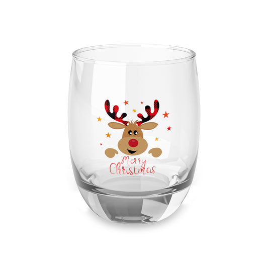 Reindeer Whiskey Glass