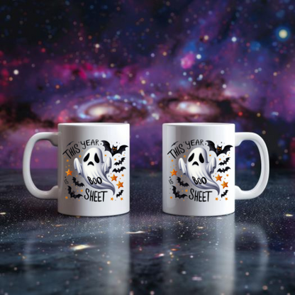 Halloween Ghost Mugs- Two Sided