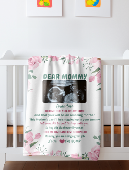 Dear Mommy Personalized Blanket