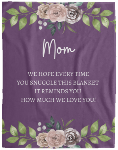 Mom Plush Fleece Blanket - 50x60