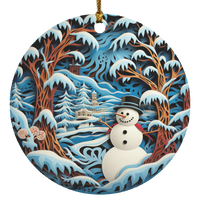 3D Snowman Ornament