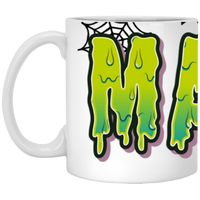 Ghouly MaMa Halloween White Mug