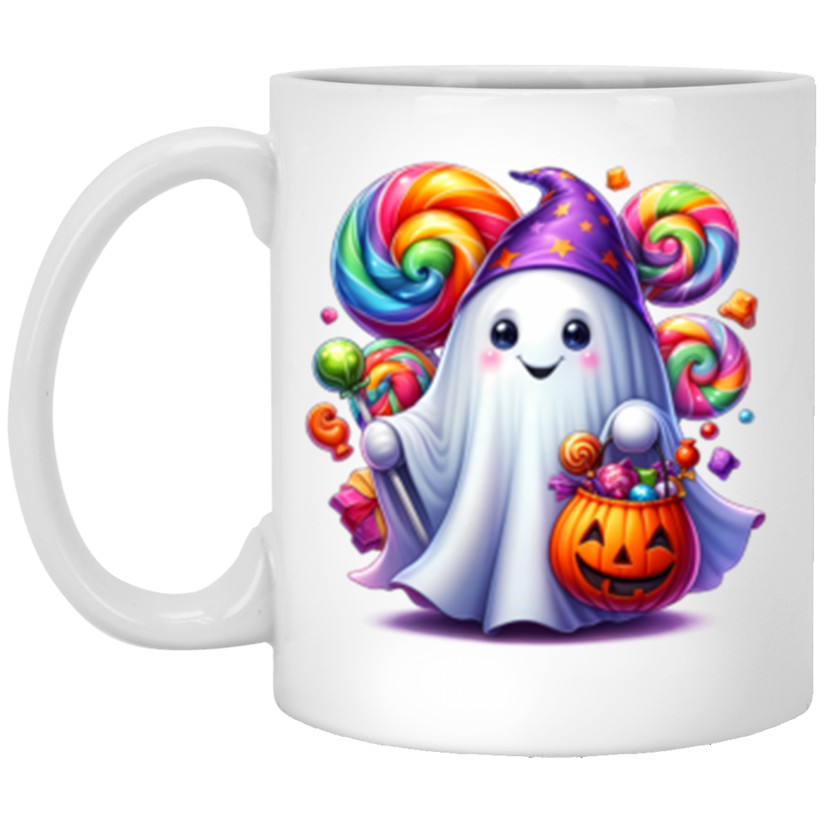 Halloween Ghost Mugs- Two Sided