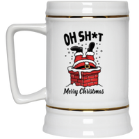 Oh Sh*t Santa Beer Stein 22oz.