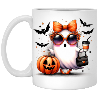 Halloween Ghost Mugs- Two Sided