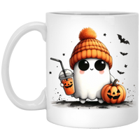 Cutie Ghost 11oz White Mug