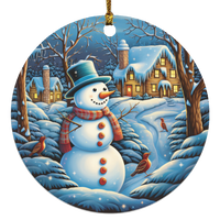 Home for Christmas Snowman Ornament