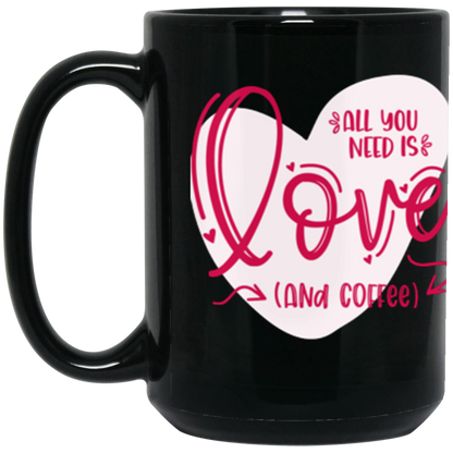 Valentine Mugs- Black