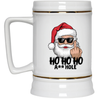 Middle Finger Santa Beer Stein 22oz.