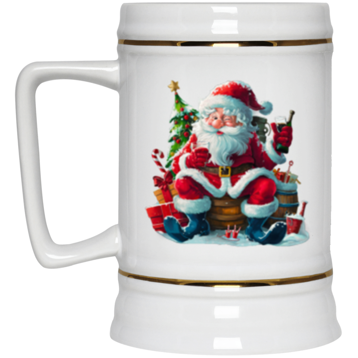 Santa Beer Steins