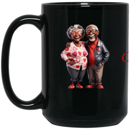 Valentine Mugs- Black