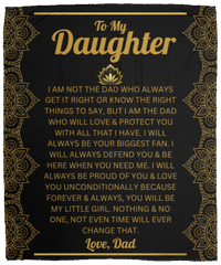 Daughter Fleece Blanket - 50x60