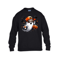 Peace Ghost Kids Fleece Crew