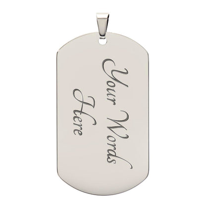 Graduation Dog Tag