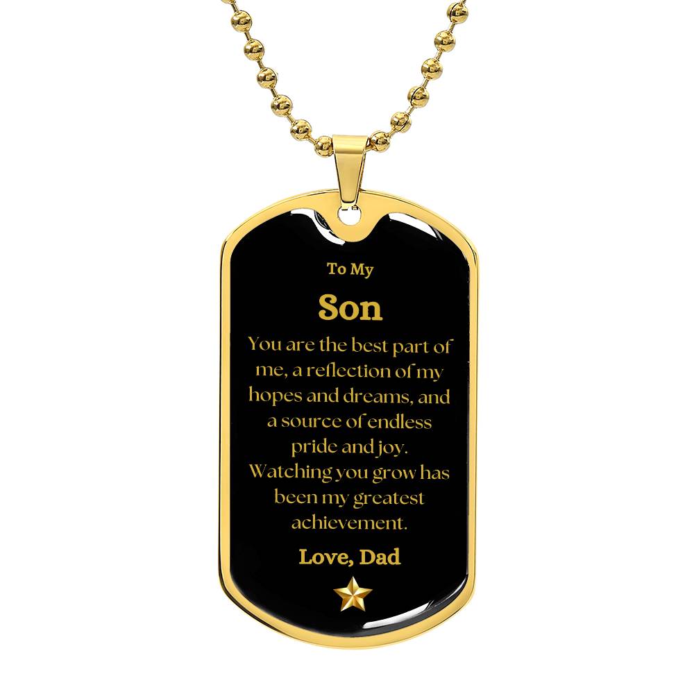 Dog Tag- Gift for Son