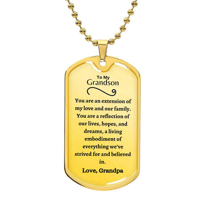 Grandson Dog Tag