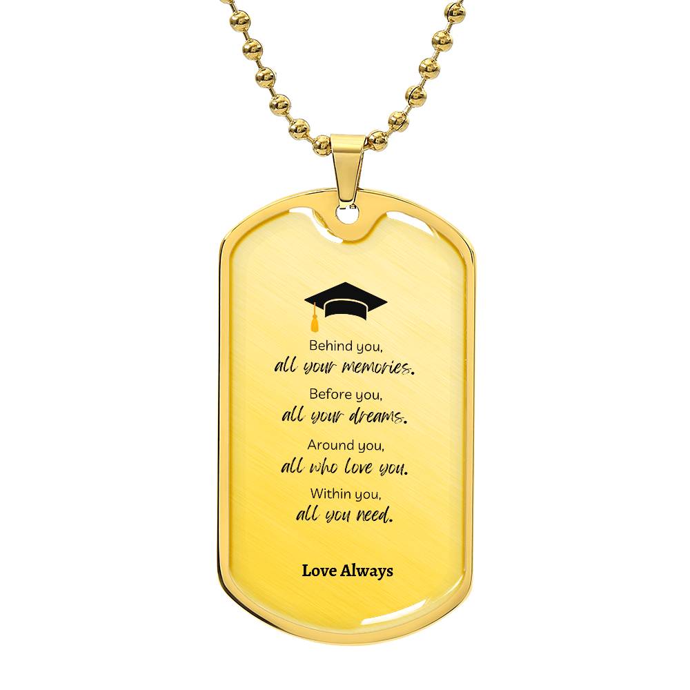 Graduation Dog Tag