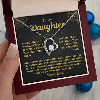 Daughter Heart Necklace