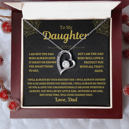 Daughter Heart Necklace