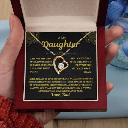 Daughter Heart Necklace