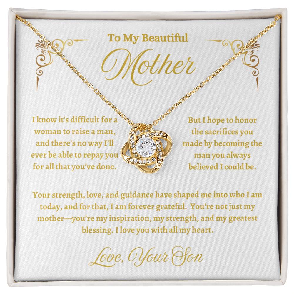 Mother's Love Knot Necklace