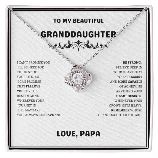 Beautiful Granddaughter Necklace