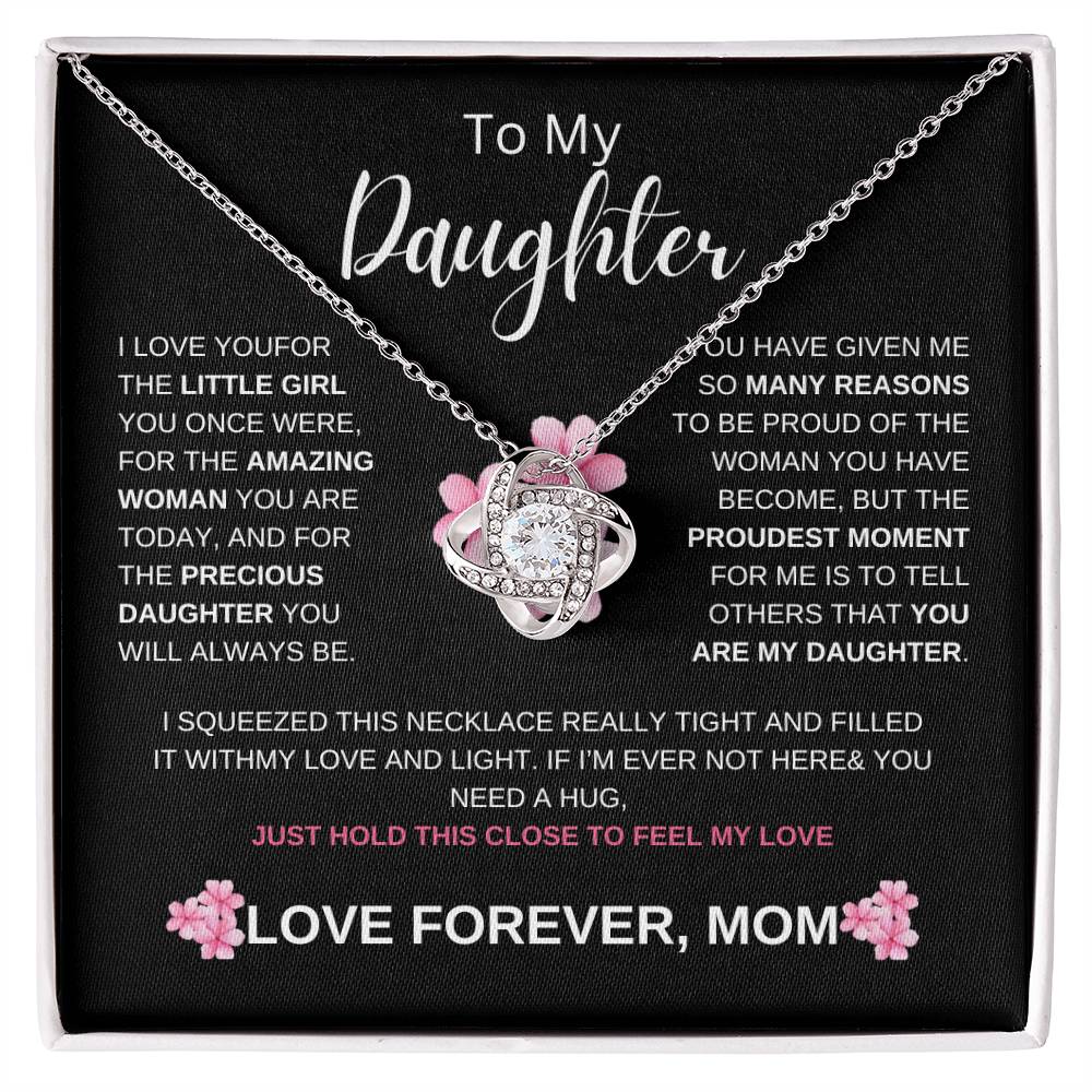 Daughter Love Knot Necklace