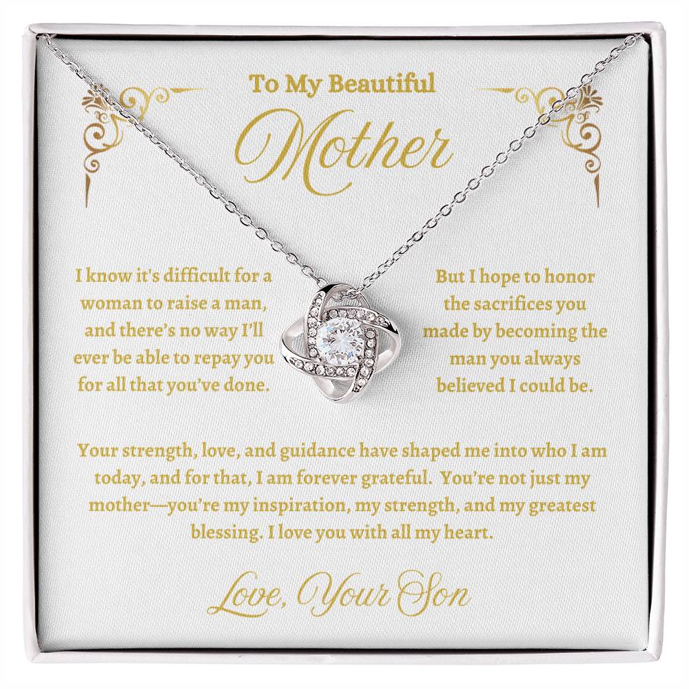 Mother's Love Knot Necklace