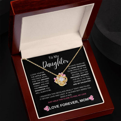 Daughter Love Knot Necklace