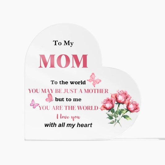 Mom Plaque- Gift for Mom