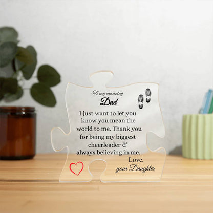 Amazing Dad Plaque