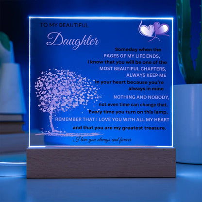 Heart Tree Plaque for Daughter