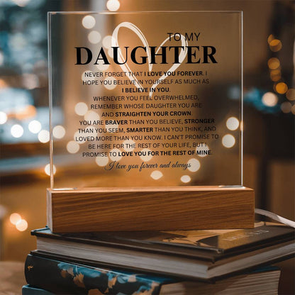 Daughter Plaque with Heart