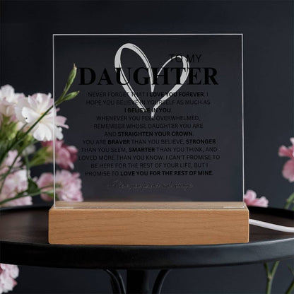 Daughter Plaque with Heart