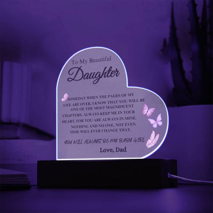 Beautiful Daughter Plaque- Gift for Daughter