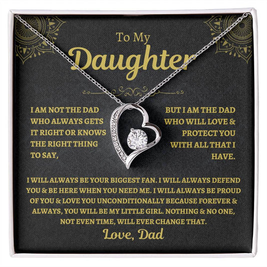 Daughter Heart Necklace