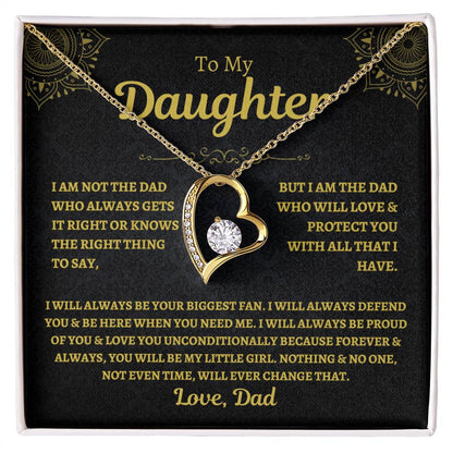 Daughter Heart Necklace