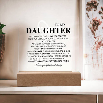 Daughter Plaque with Heart