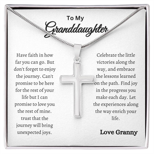 Granddaughter Cross Necklace